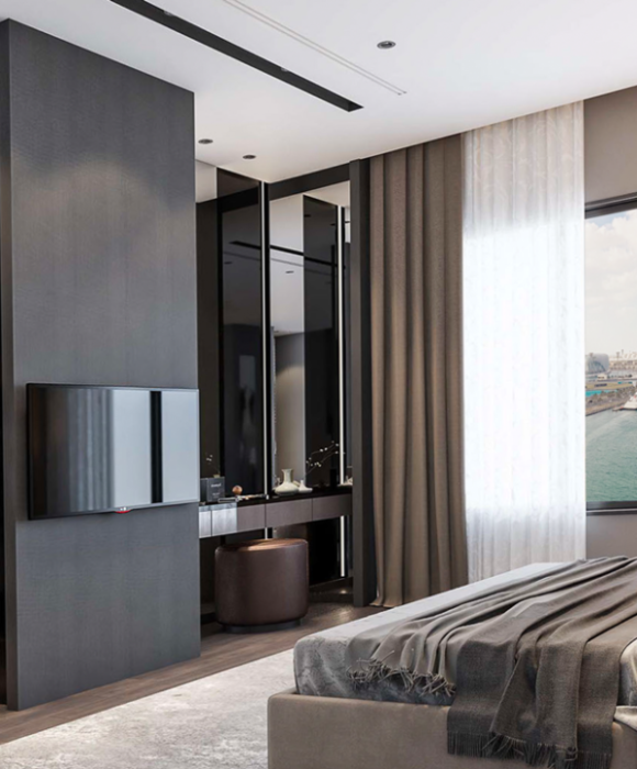 bedroom al raha beach tower by emirates properties